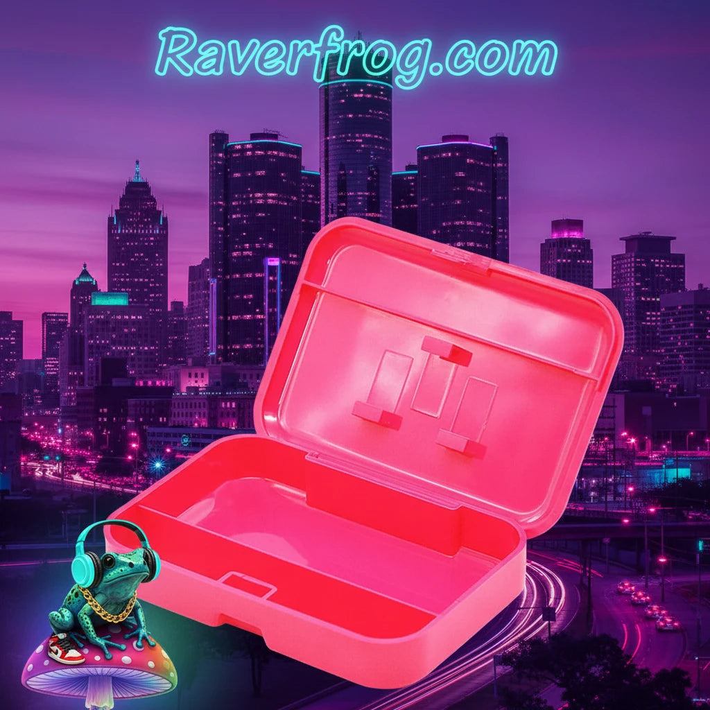 Compact Smoking Stash Box Storage Case.