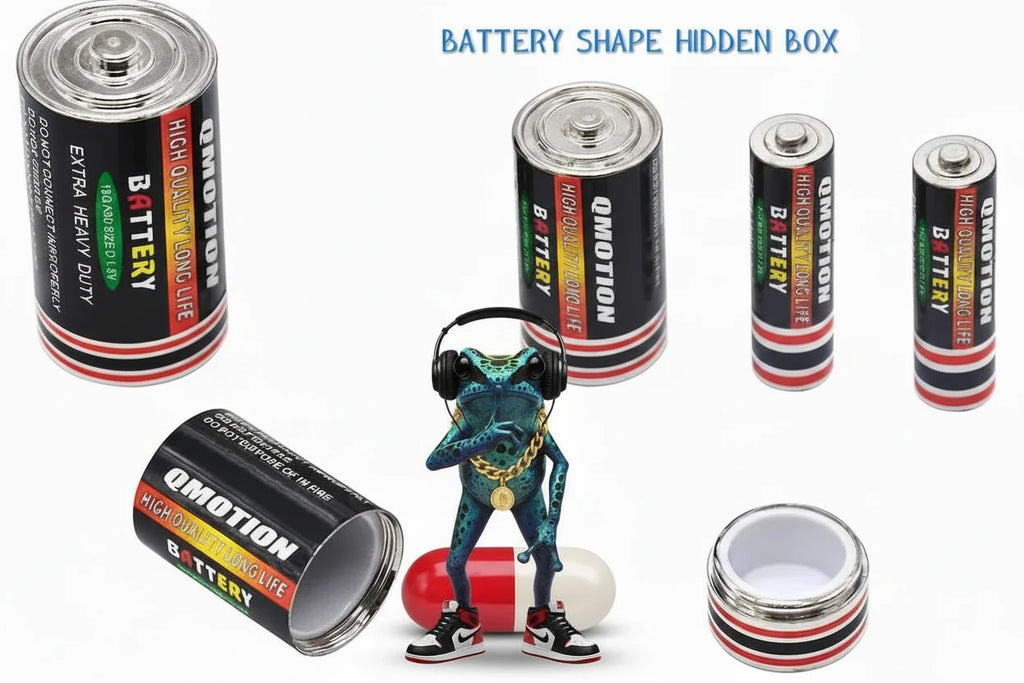 Empty Dry Cell ⁣⁣⁣⁣Battery Travel Diversion Stash Safe