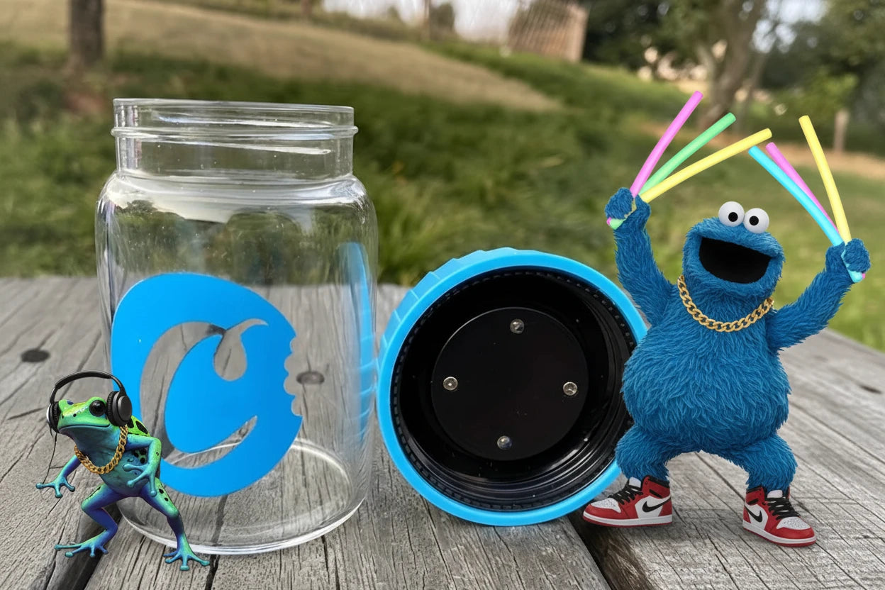 Cookies LED Glass Display Jar.  V.I.P. for your T.H.C.🍪