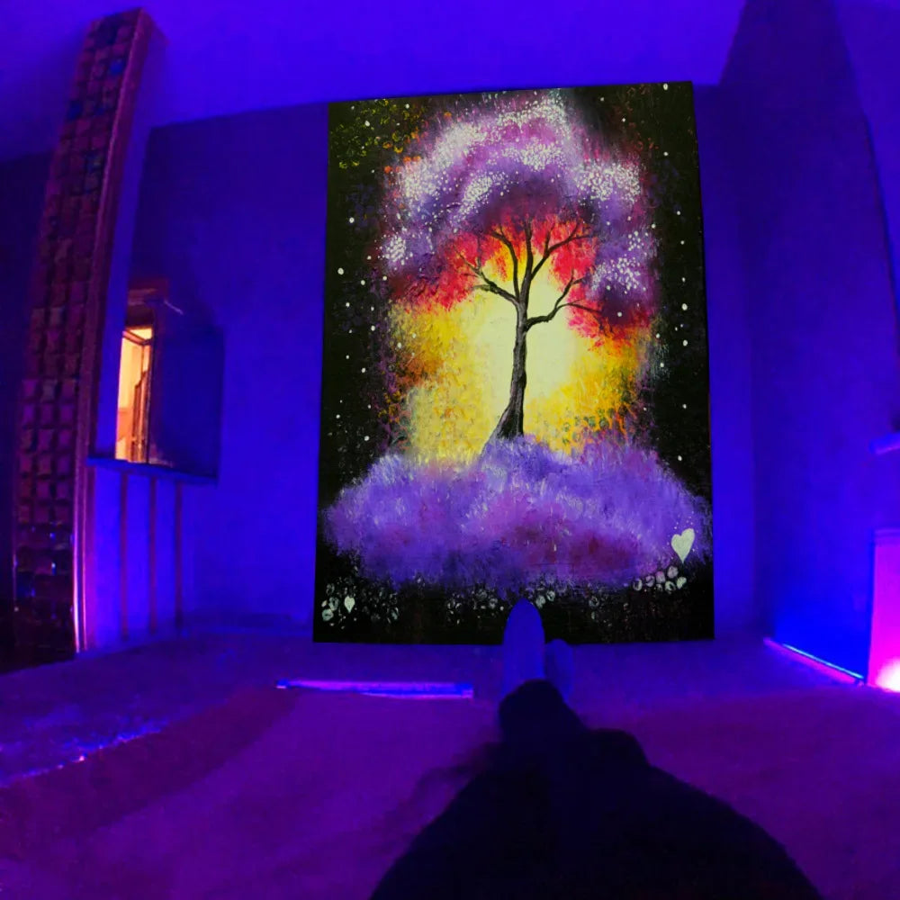 Mysterious Galactic Space Varieties.  Psychedelic Fluorescent Tapestry.  Many Choices.