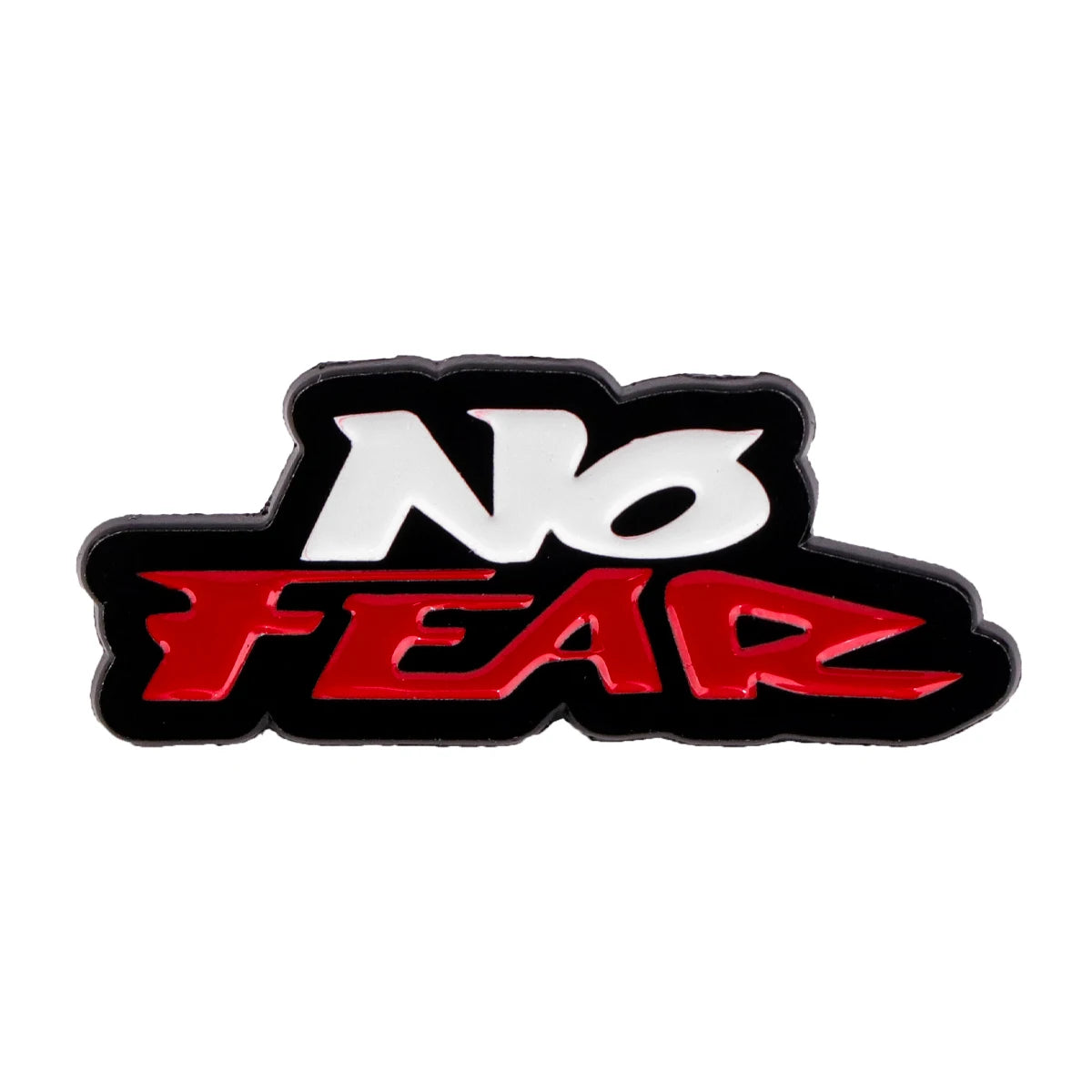 "No Fear" or “Wasted” Enamel Festival Drip Pins