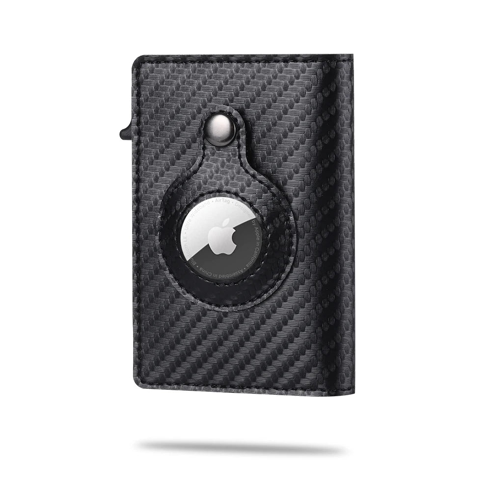 Apple AirTag Wallet. Carbon Fiber or Leather Options. Never lose your wallet again. Festival MUST HAVE.