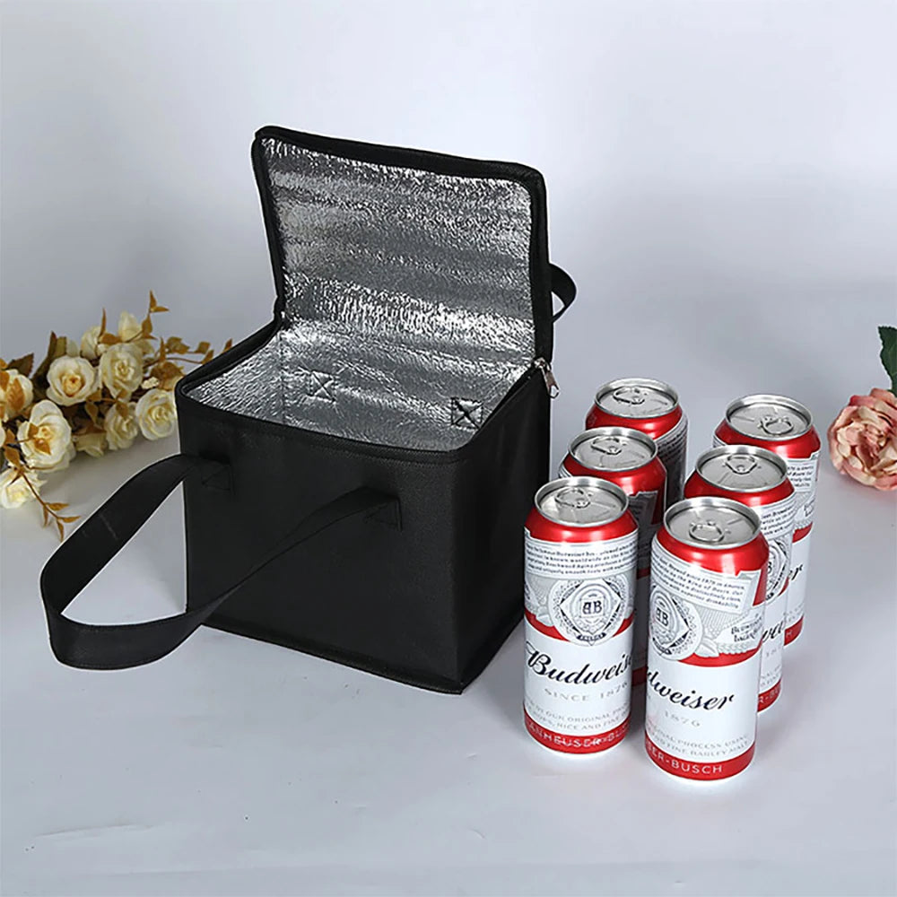 Portable foldable Lunch Cooler Bag. 2 Sizes.