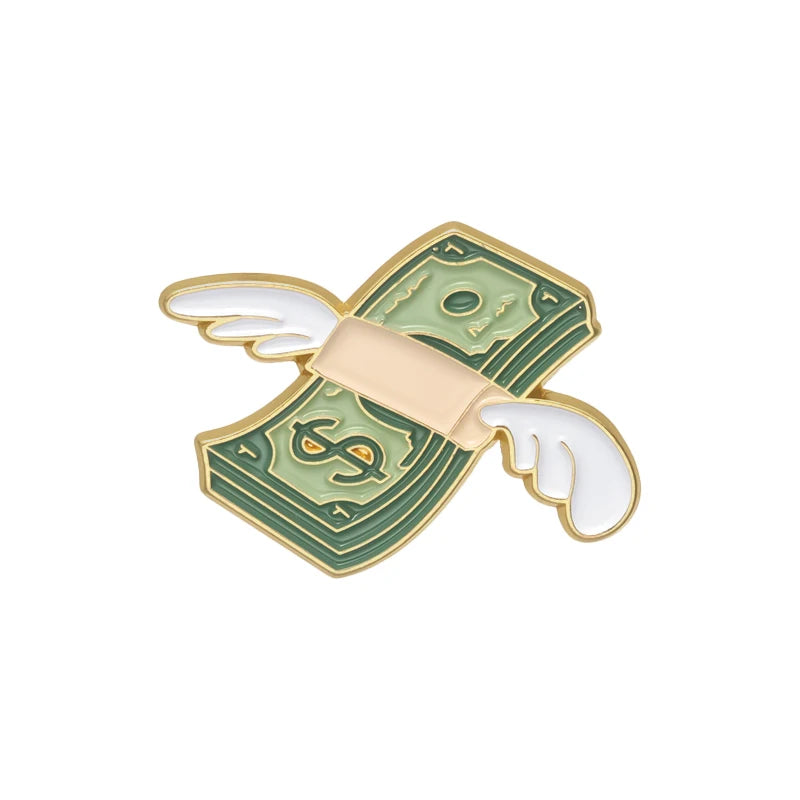 Ca$h Money Enamel Festival Pin Collection.  20 Unique Designs to choose from.
