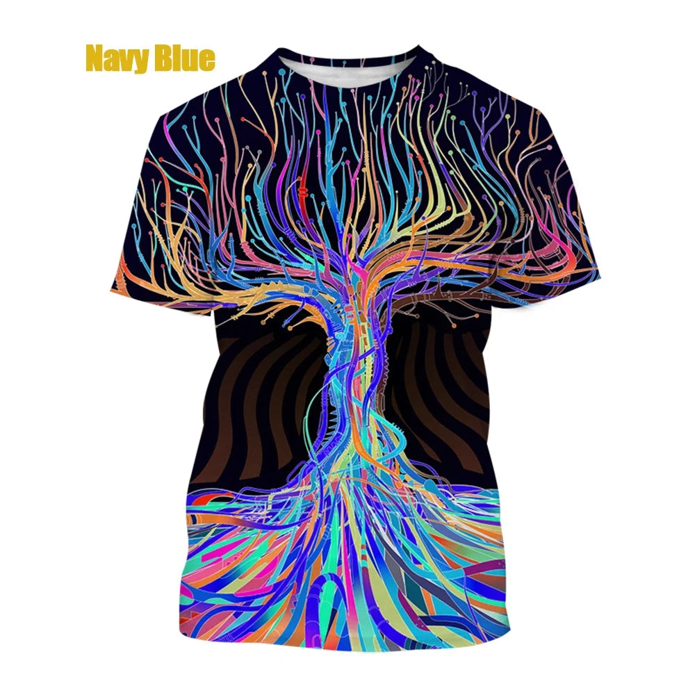 Art Creative 3d Printing T-shirt