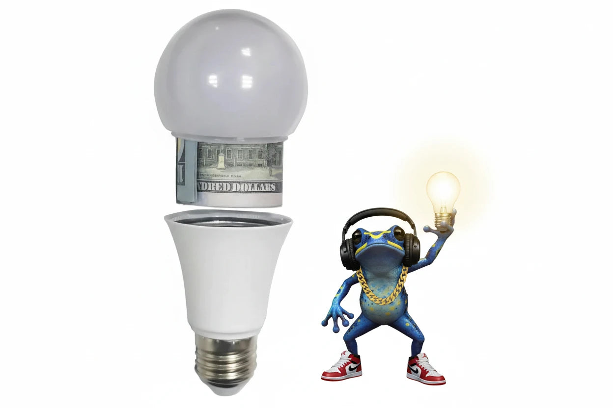 Sight Secret Light Bulb Stash Spot