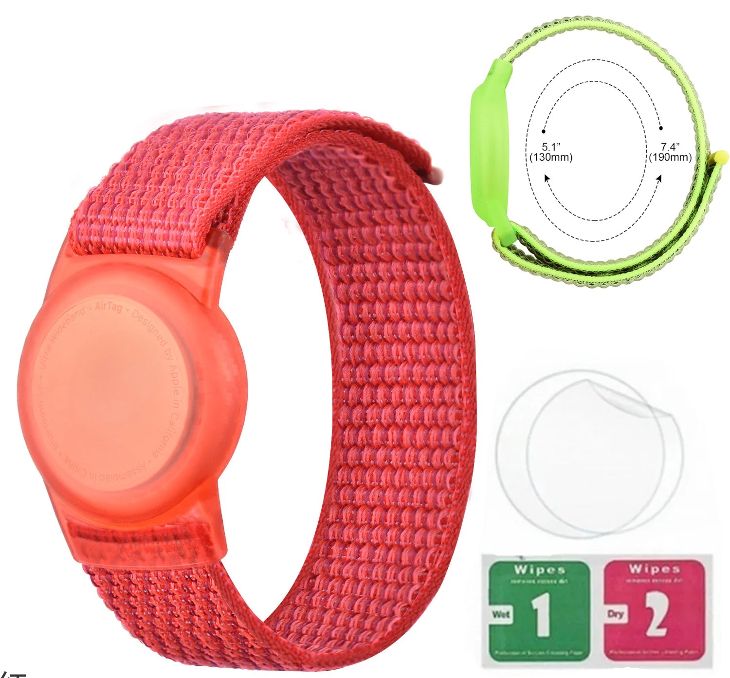 Airtag Bracelets, Clips, Pins, etc. Waterproof and Secure.  Stay together.  Keep the Frogs together!