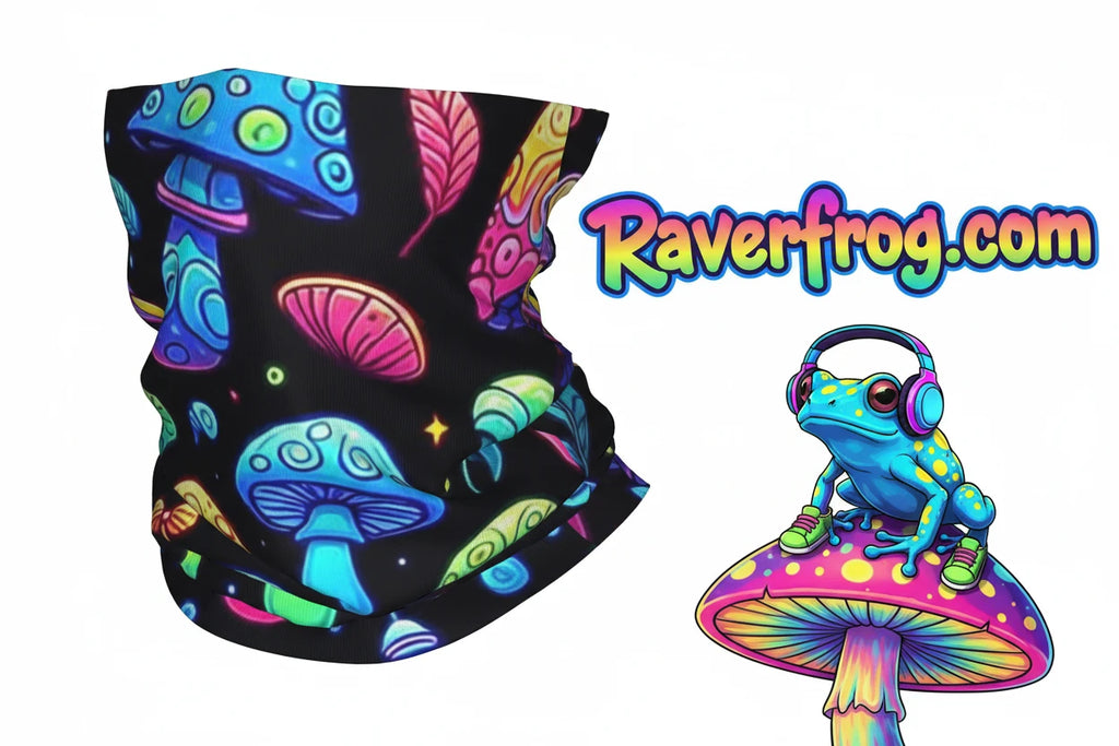 Psychedelic Trippy Mushroom Bandana / Scarfs