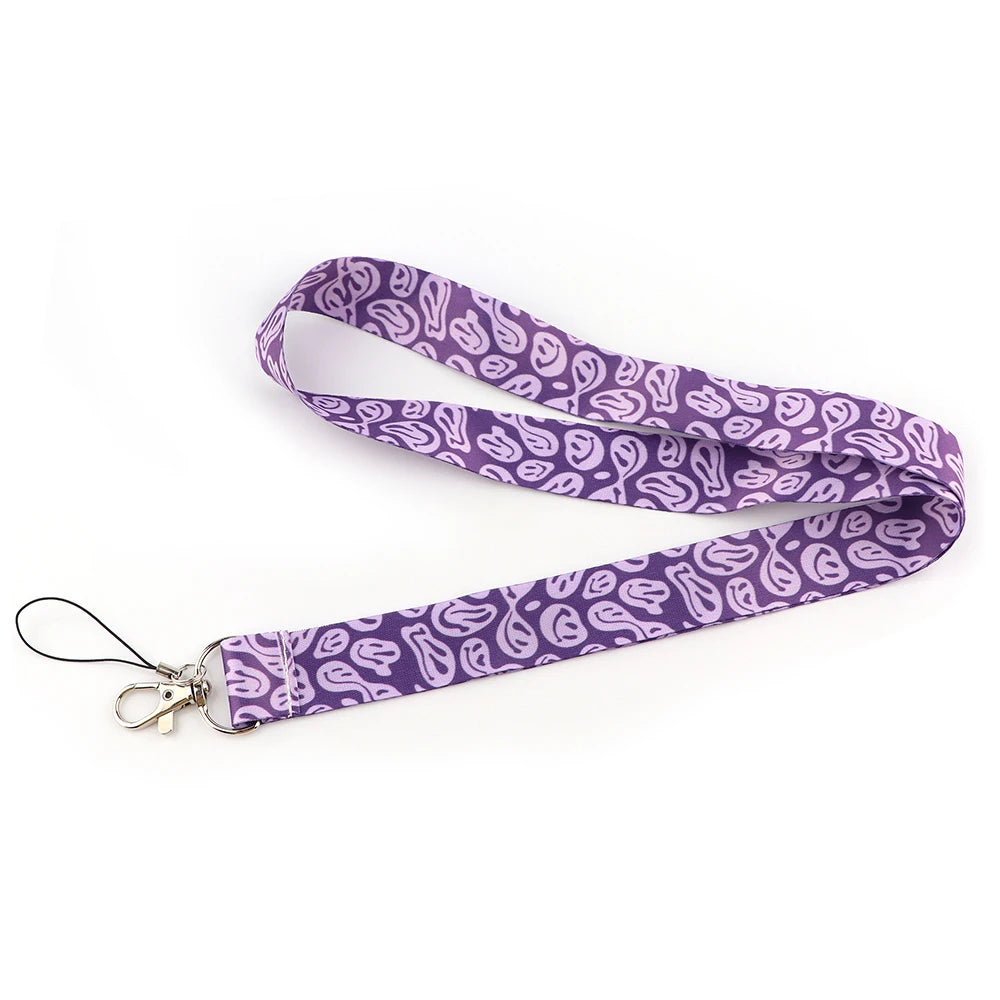 Trippy Face Lanyard + ID / Card / Badge Holder.  Perfect for ID + Touchpay.