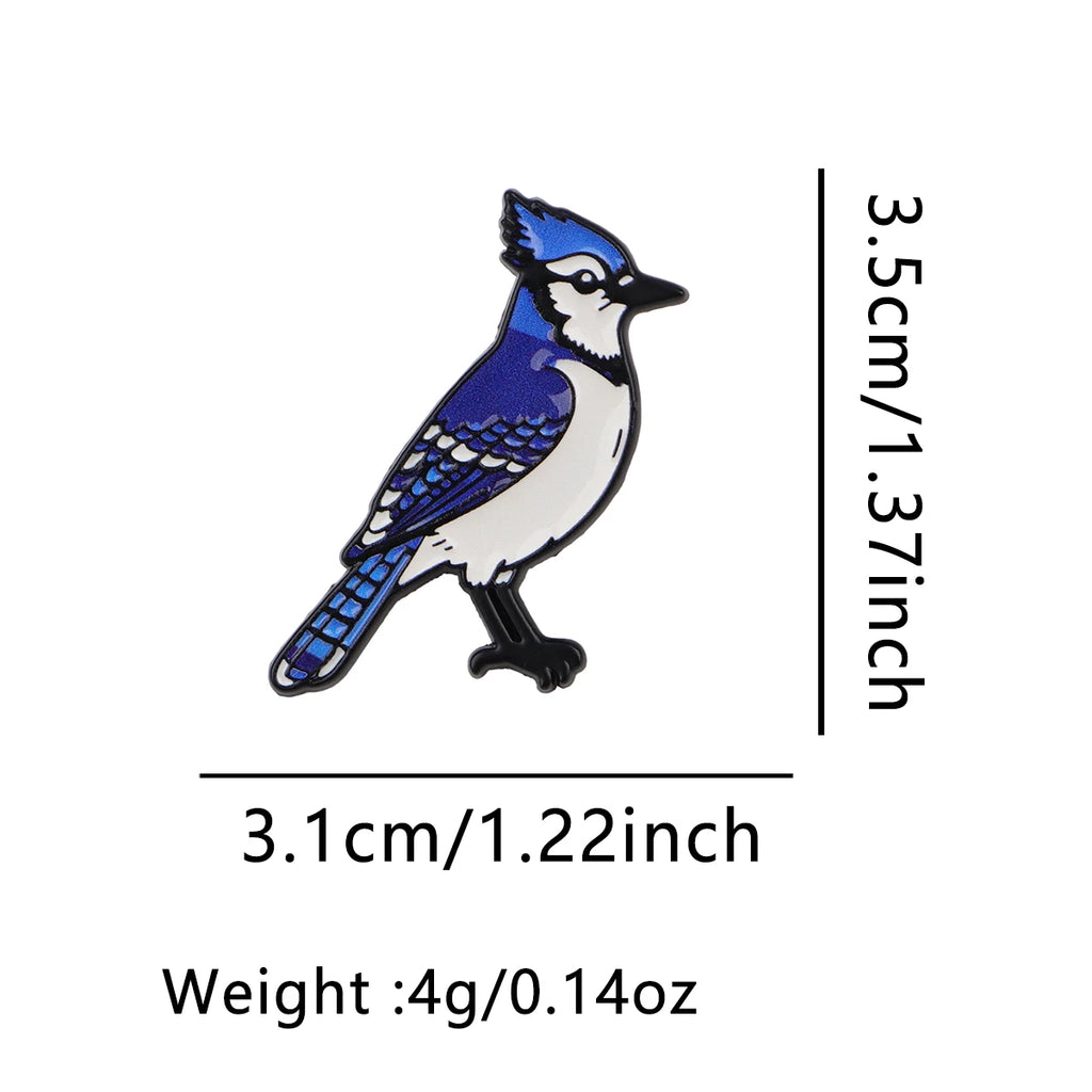 Blue Jay Enamel Festival Pin