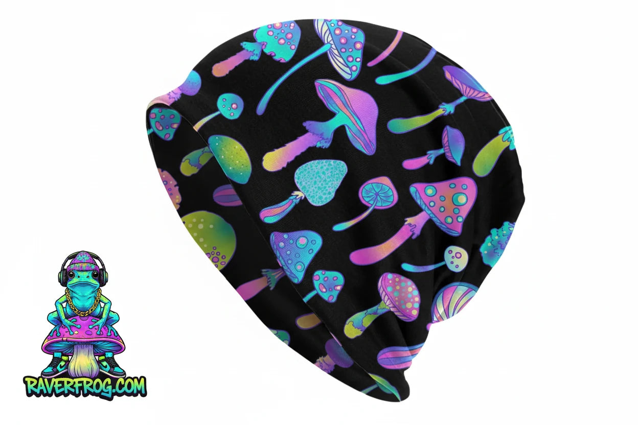 Psychedelic Magic Mushroom Beanies / Skully Caps.