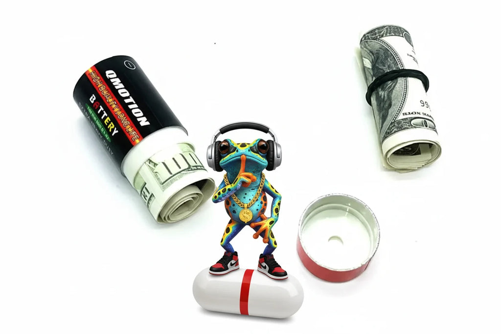 Empty Dry Cell ⁣⁣⁣⁣Battery Travel Diversion Stash Safe