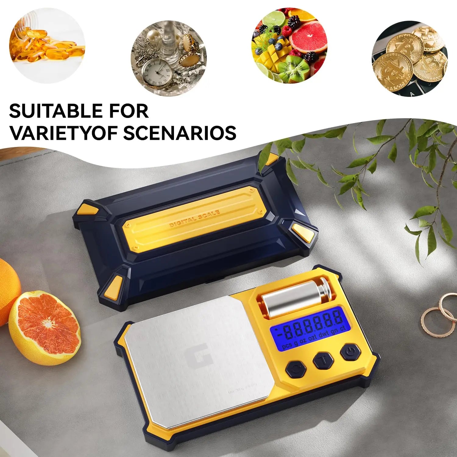 Ultra Accurate Pocket Scale 300g x 0.001g Digital Gram Scale.  With Calibration Weight.