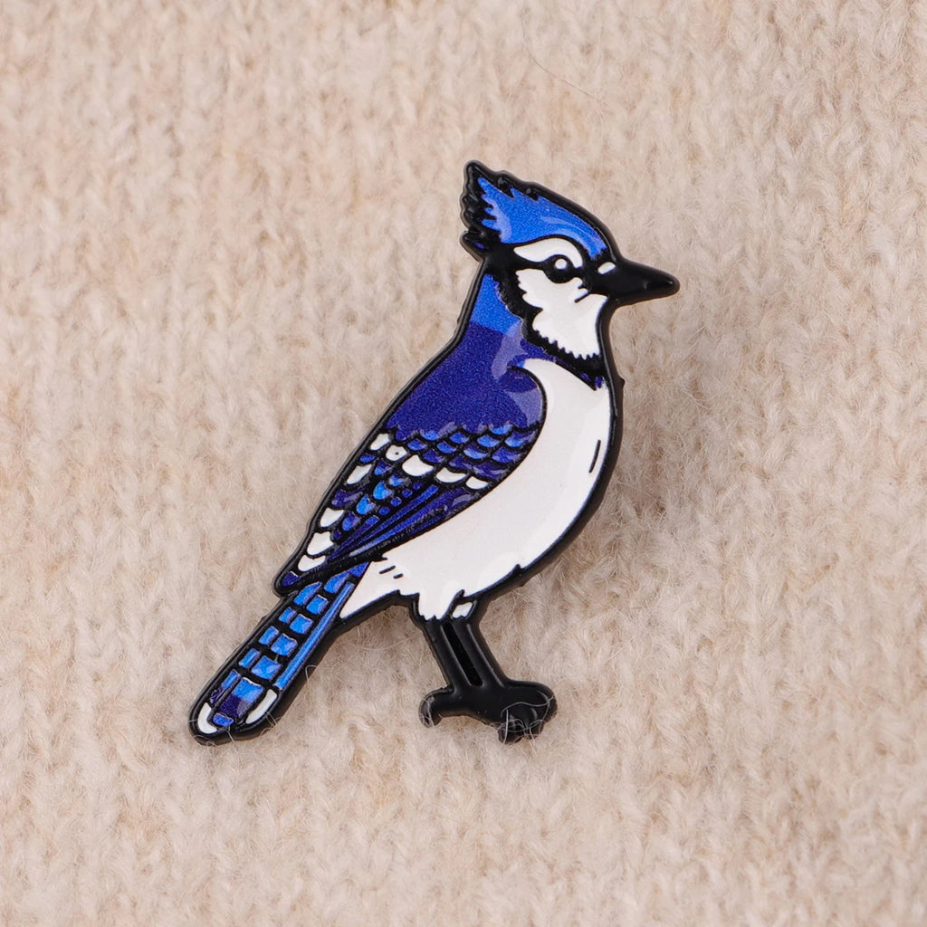 Blue Jay Enamel Festival Pin