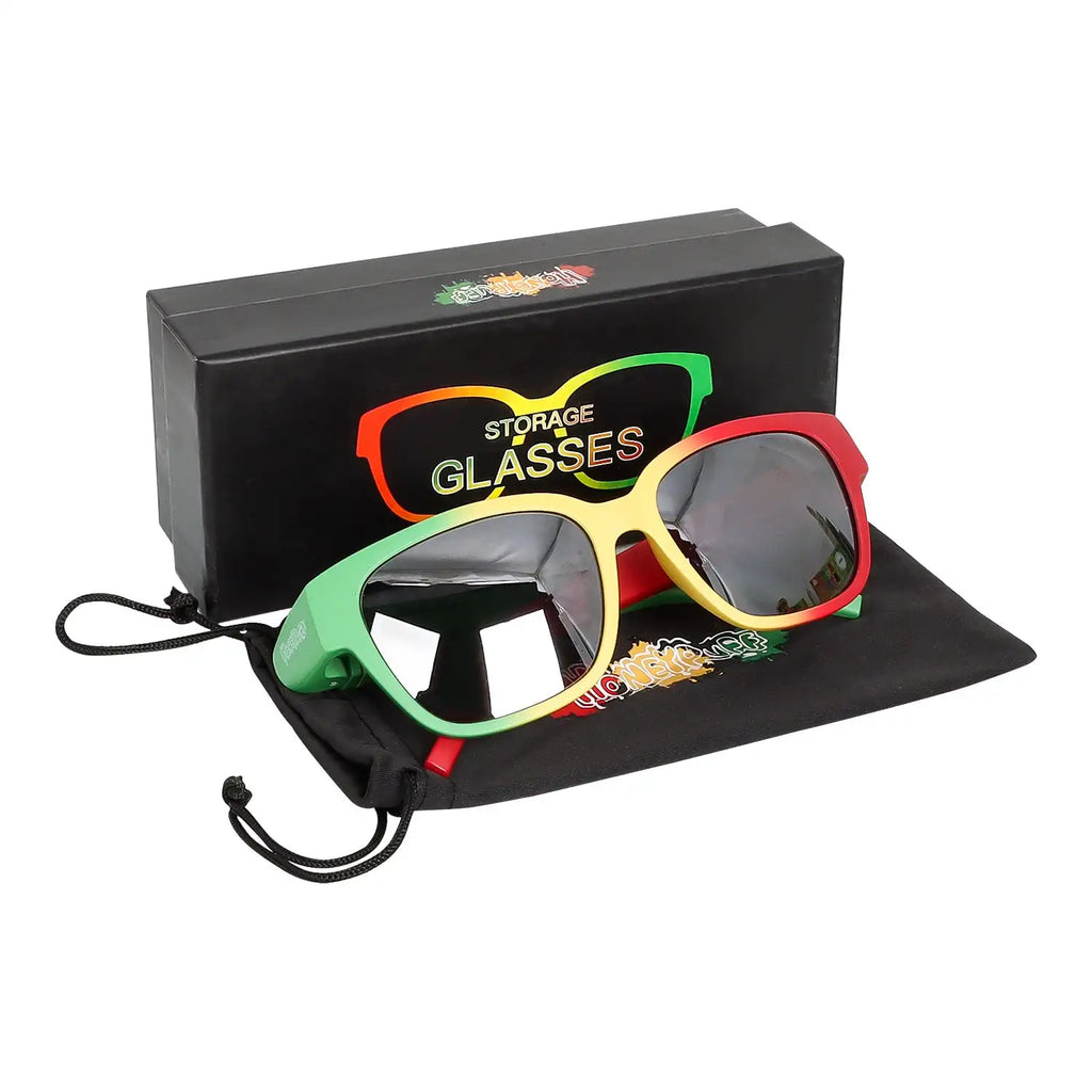 Sunglasses stash spot - stash, store and transport your joint anywhere in style! 5 color choices!